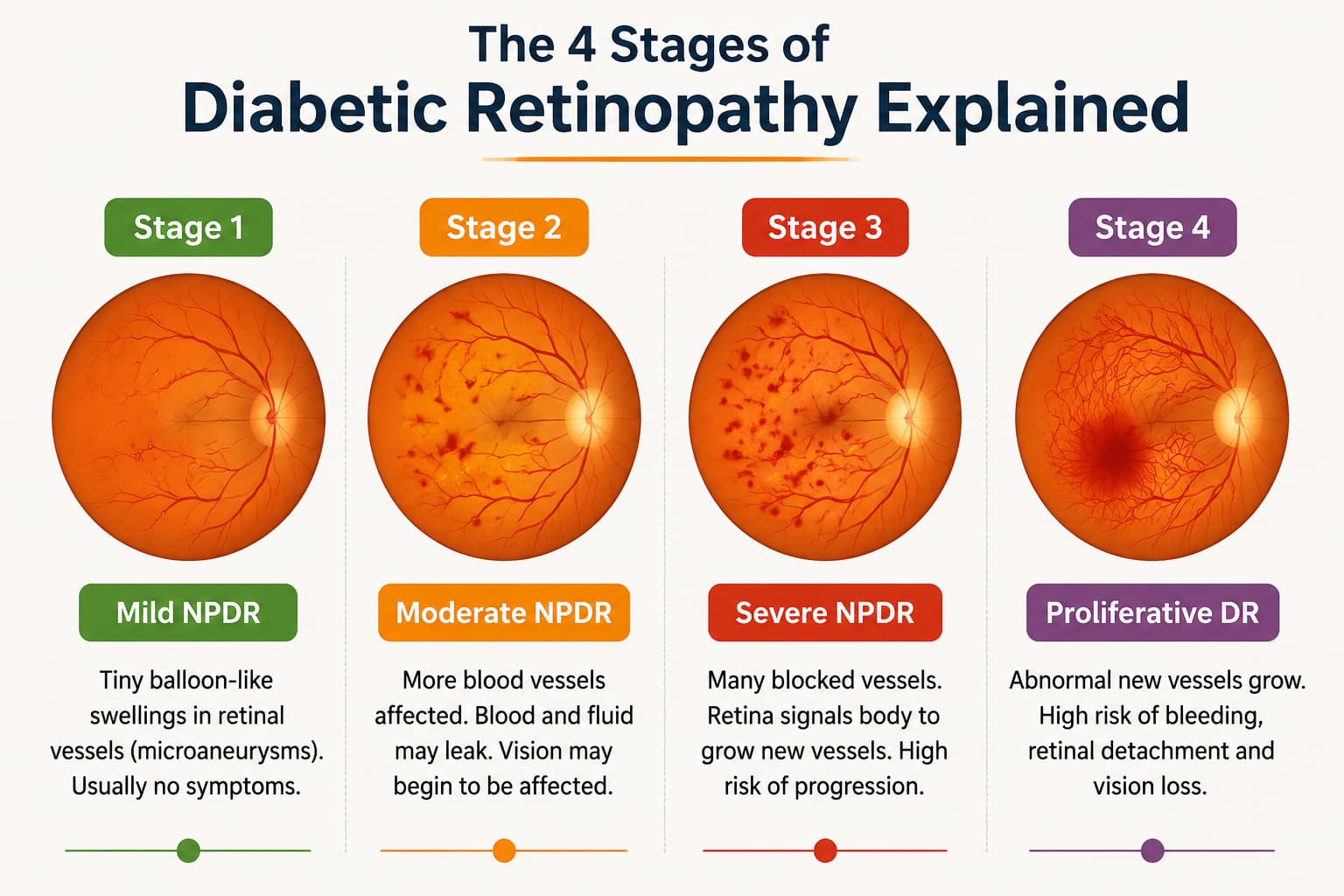 4 Stages of Diabetic Retinopathy Explained