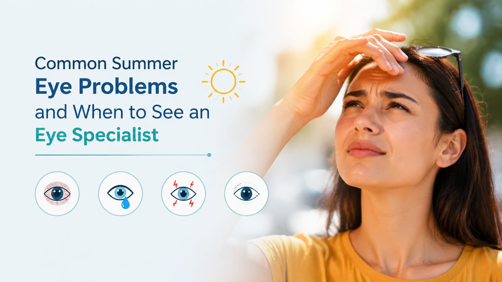 Common Summer Eye Problems and When to See an Eye Specialist