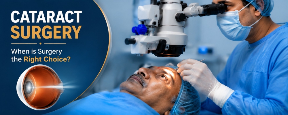 Cataract Surgery : When is Surgery the Right Choice?
