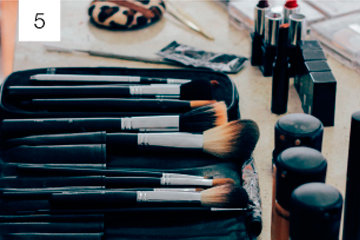 Avoiding shared eye makeup cosmetics to maintain hygiene